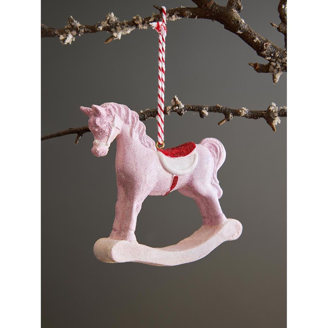 Набор ёлочных украшений Pink fairytale из коллекции New Year Essential, 4 шт.