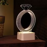 3D Лампа Кольцо