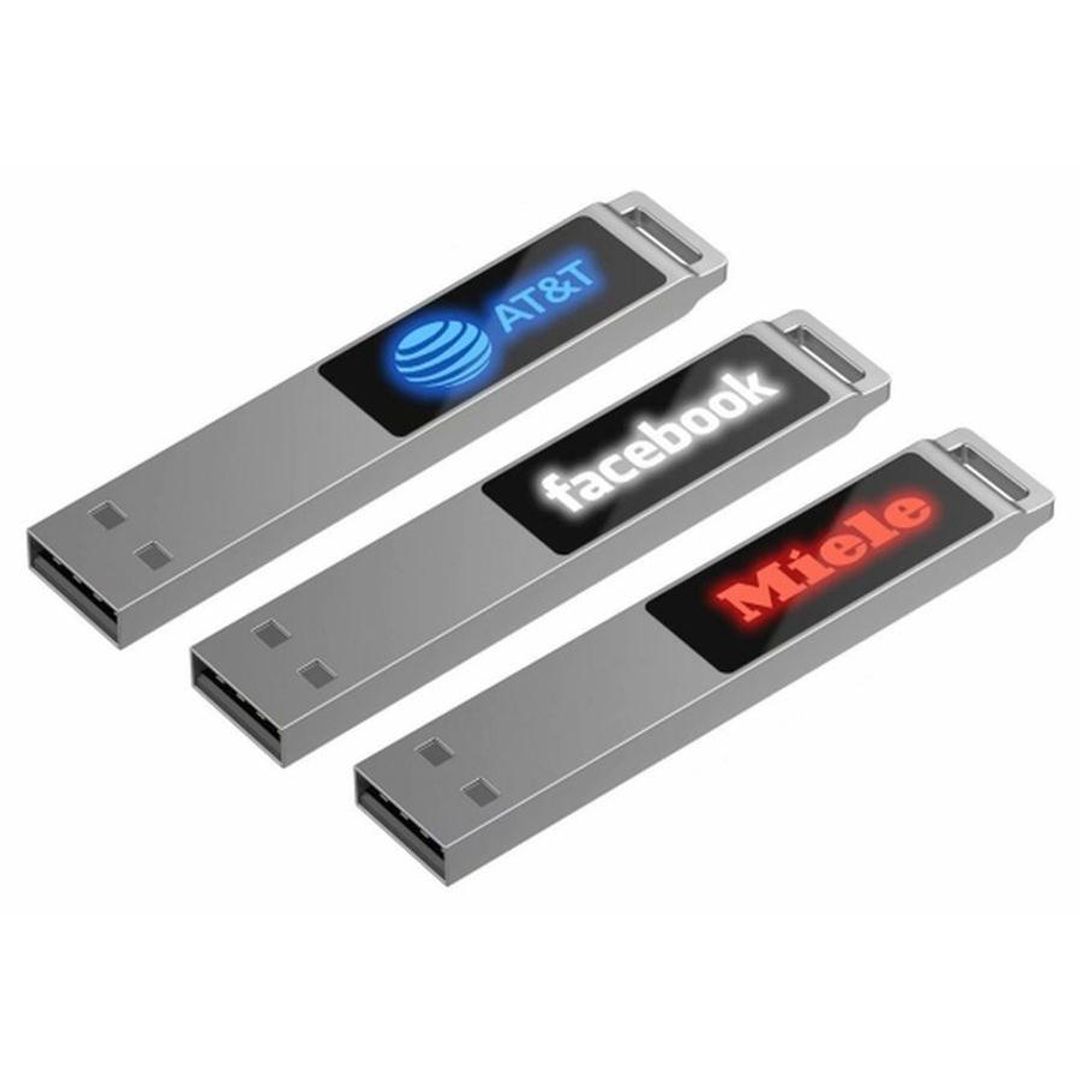 Флешка markBright с подсветкой логотипа 16 Гб