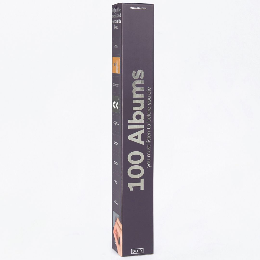 Плакат 100 альбомов, которые ты должен послушать в жизни Плакат 100 альбомов, которые ты должен послушать в жизни