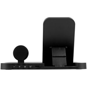 Зарядная станция с часами Clock Nest (Черная)