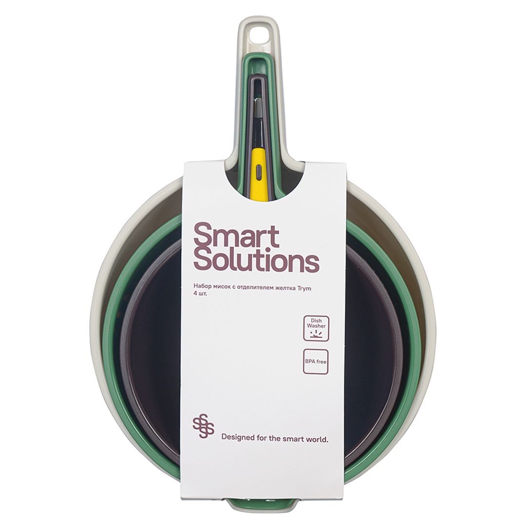 Набор мисок с дуршлагом и отделителем желтка Trym