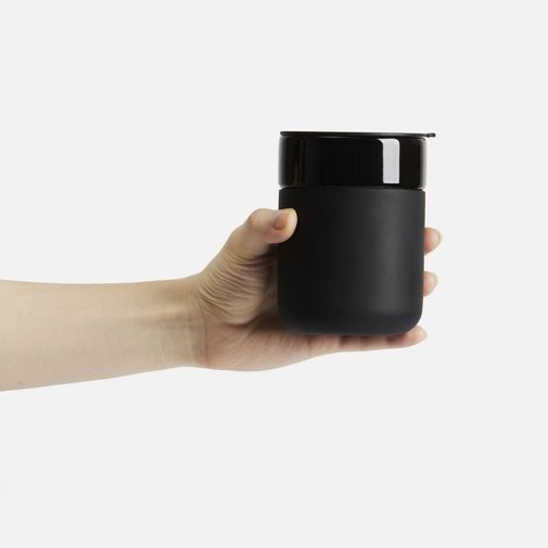 Кружка Nabo с силиконовым держателем (черный) Кружка Nabo с силиконовым держателем (черный)