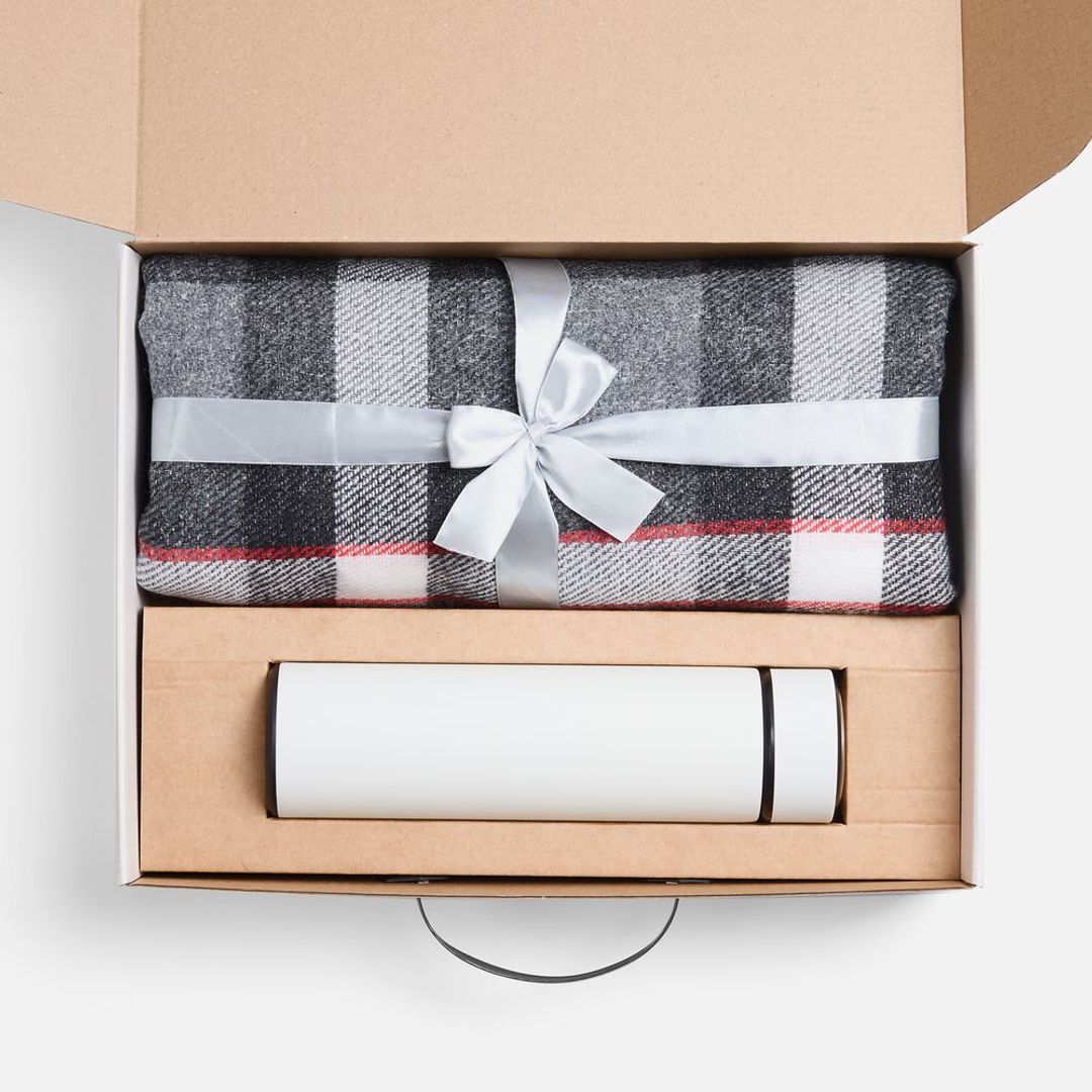 Подарочный набор Homedale (серый с белым) Подарочный набор Homedale (серый с белым)