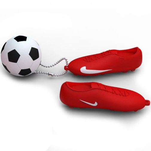 Флешка Футбольная бутса 16 Гб (Красный) Флешка Футбольная бутса 16 Гб (Красный)