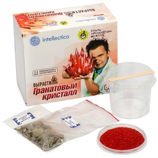 Набор для выращивания кристаллов Intellectico (Красный)
