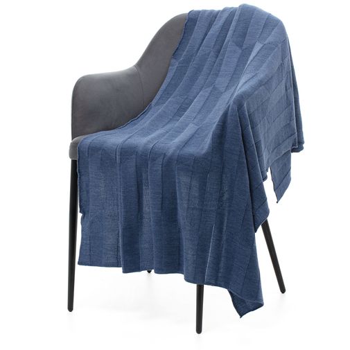 Плед Rombus (Синий меланж (джинс)) Плед Rombus (Синий меланж (джинс))