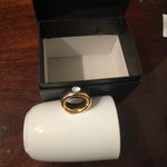 Кружка Кольцо с бриллиантом (Белый с золотым кольцом) Отзыв