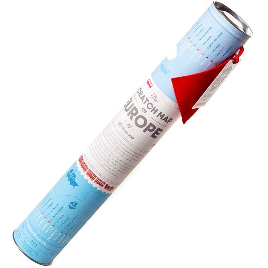 Скретч-карта Европы Silver (на английском) Скретч-карта Европы Silver (на английском)