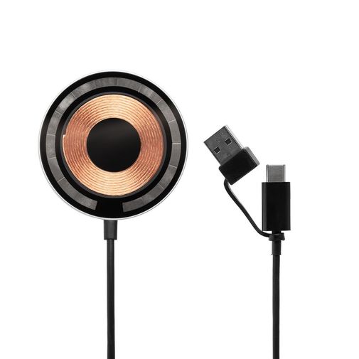 Магнитное зарядное устройство Cooper Rond, 15 Вт, (Белое)