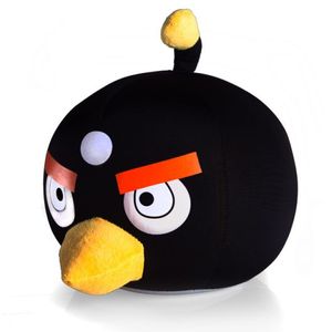 Игрушка Angry Birds Антистресс 20 см Черная птичка