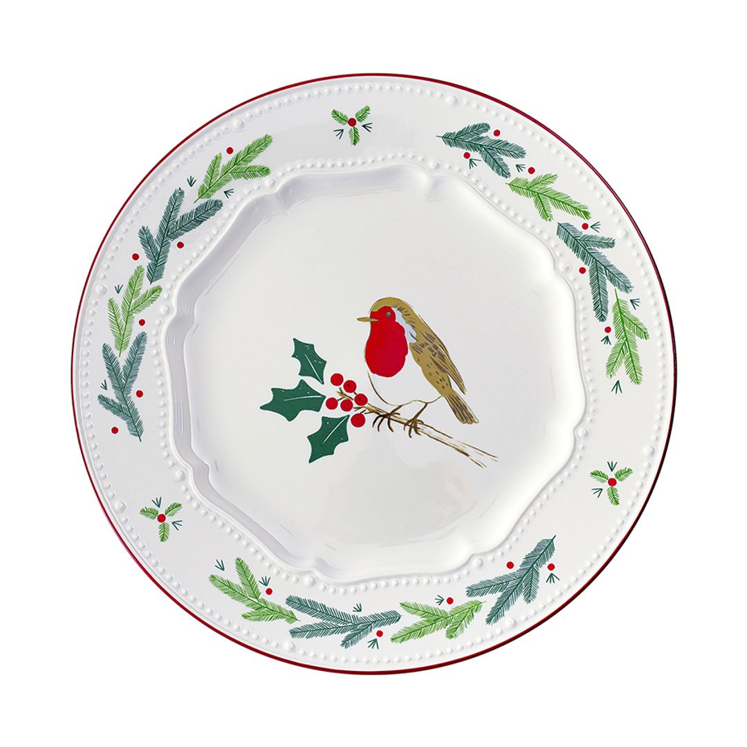 Набор из четырех тарелок Nordic winter из коллекции New Year Essential, 23 см