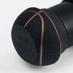 Складная бутылка для воды Basketball Flex (черный)