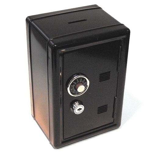 Копилка Металлический сейф (Черный)