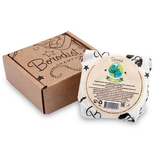 Твердый шампунь Borodist Green Tea Shampoo