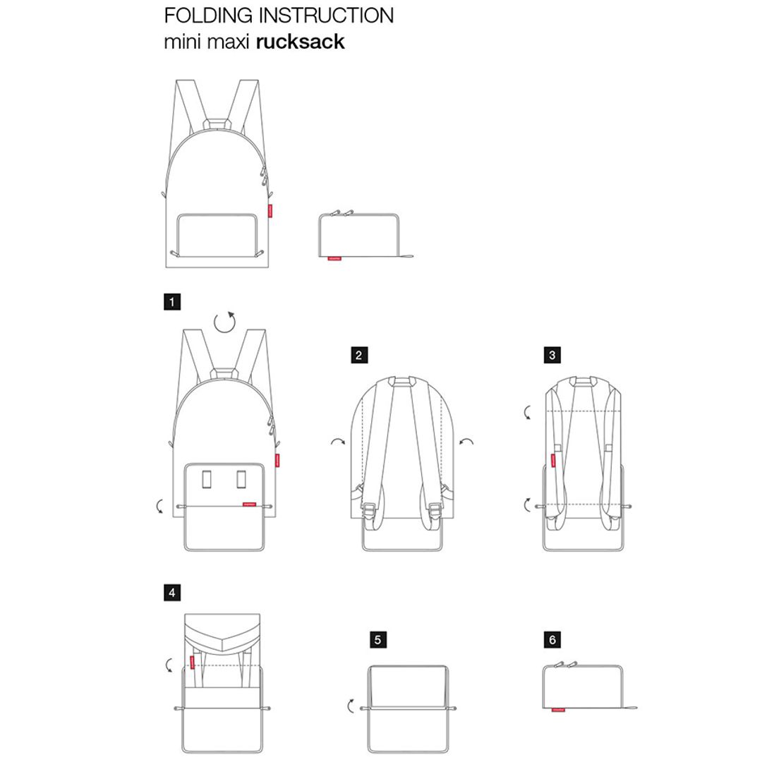 Рюкзак складной Mini Maxi Mixed Dots Рюкзак складной Mini Maxi Mixed Dots