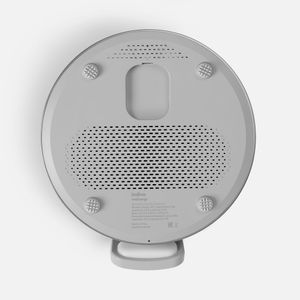 Bluetooth-колонка с беспроводной зарядкой и часами netEnergy (серый) Bluetooth-колонка с беспроводной зарядкой и часами netEnergy (серый)