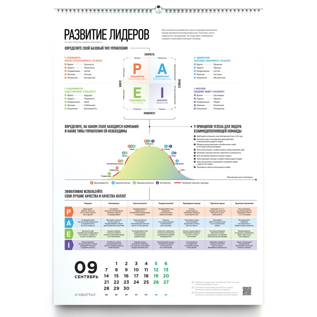 Умный календарь Лидер 2020