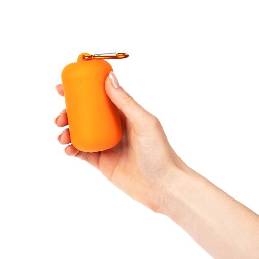 Охлаждающее полотенце Narvik в силиконовом чехле (оранжевый) Охлаждающее полотенце Narvik в силиконовом чехле (оранжевый)