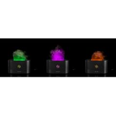 Увлажнитель-ароматизатор с имитацией пламени Fuego ver.2 (черный)