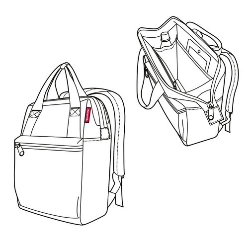 Рюкзак Allrounder R Large Signature Bold Yellow