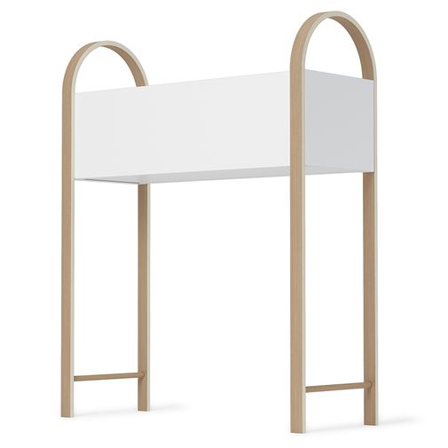 Подставка для растений Bellwood (Белый, натуральное дерево) Подставка для растений Bellwood (Белый, натуральное дерево)