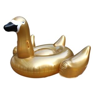Надувной матрас Лебедь (Золотой)