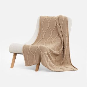 Плед Curve Verve (бежевый меланж) Плед Curve Verve (бежевый меланж)