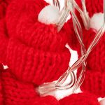 Гирлянда Cosy Poms (Красная)