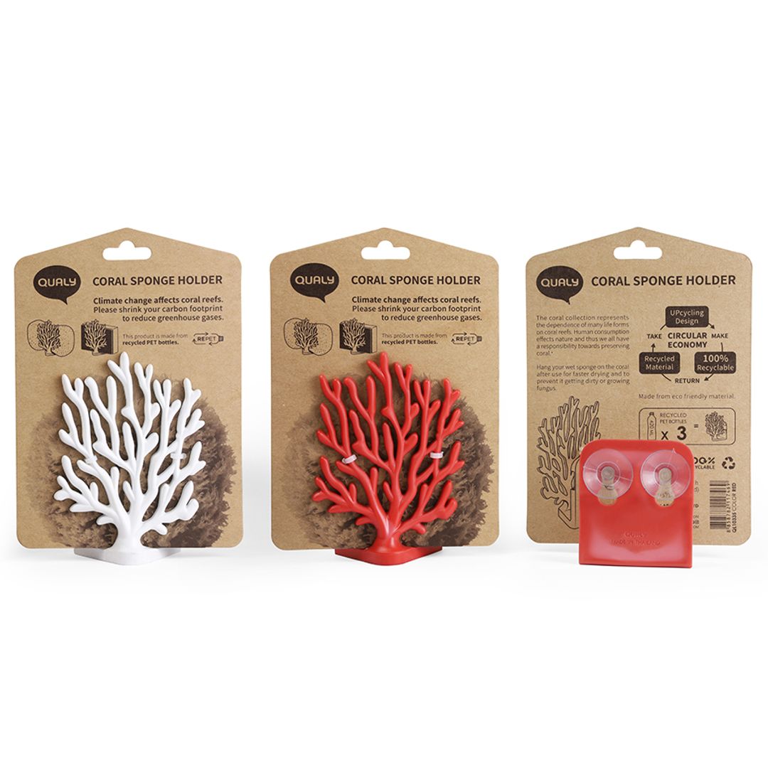 Держатель для мочалок Coral Sponge (Белый)