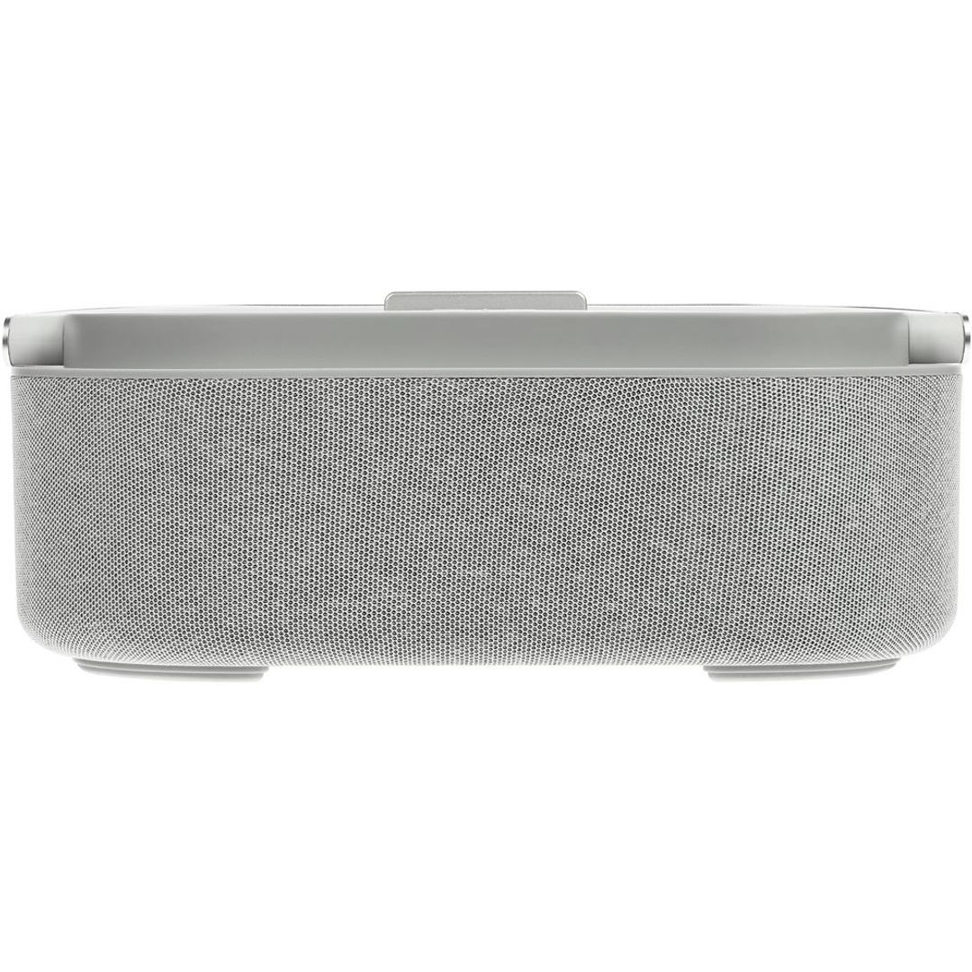 Колонка с часами и беспроводной зарядкой Veske (Серая)