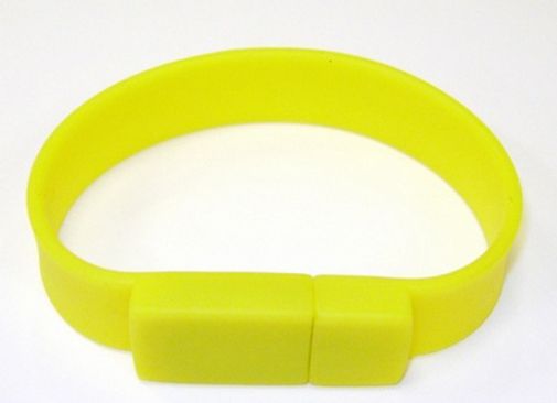 Флешка Браслет Желтый 4 Гб Флешка Браслет Желтый 4 Гб