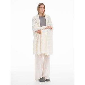 Плед Curve Verve (молочно-белый)