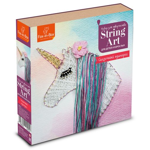 Набор для творчества Стринг Арт Сказочный единорог