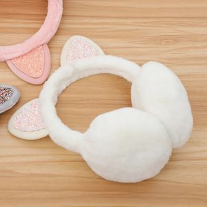 Меховые наушники Кошачьи ушки