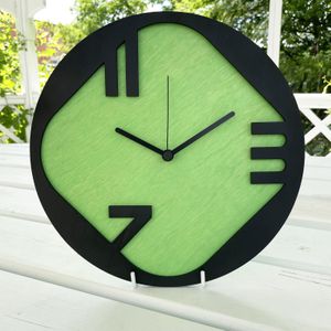 Часы настенные 3-7-11 Зеленый лайм