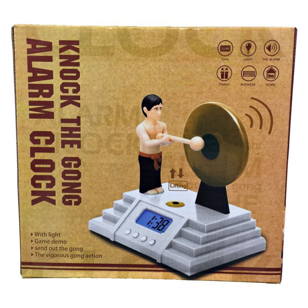 Будильник с гонгом Брюс Ли