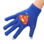 Перчатки для сенсорного экрана Superman