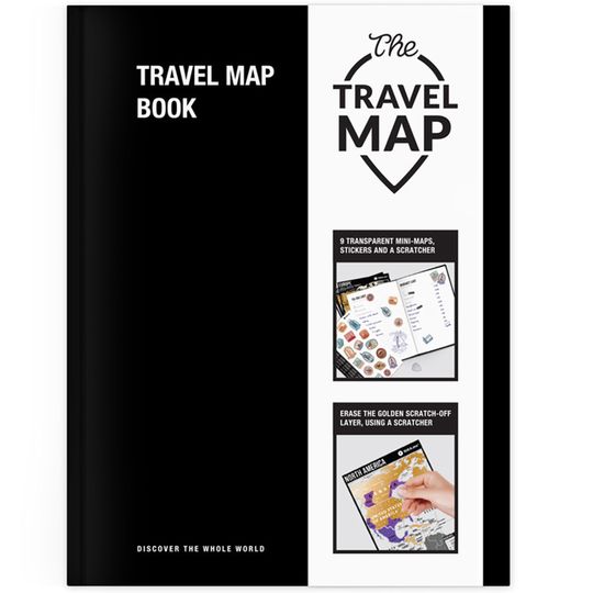                                      Тетрадь путешествий Travel Map Book
