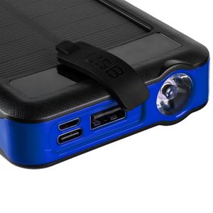 Аккумулятор с беспроводной зарядкой Holiday Maker Wireless, 10000 мАч (Синий)