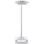 Настольная лампа с беспроводной зарядкой Modicum (белый)