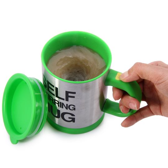 Кружка Мешалка Self Stirring Mug (Зеленый)
