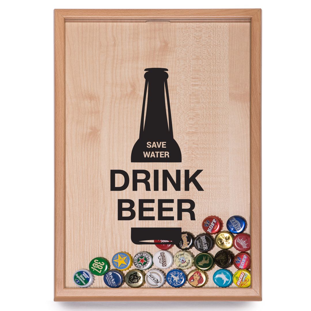Копилка для пивных крышек Save Water and Drink Beer