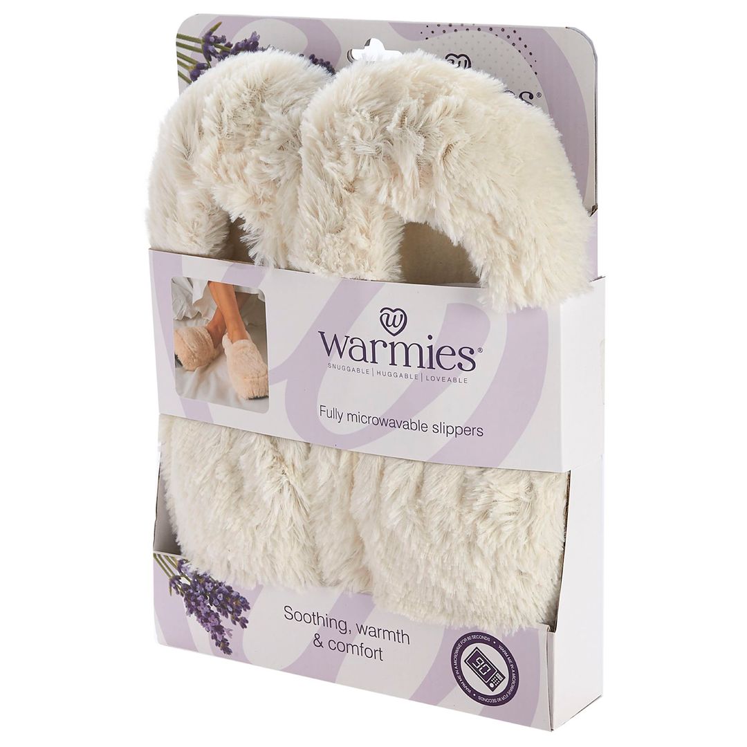 Тапочки-грелки (кремовые)