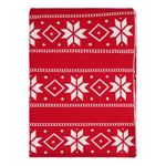 Плед из хлопка с новогодним рисунком Frostwork из коллекции New Year Essential, 130x180 см Плед из хлопка с новогодним рисунком Frostwork из коллекции New Year Essential, 130x180 см