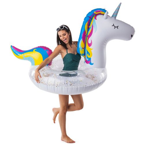 Надувной круг Unicorn Glitter
