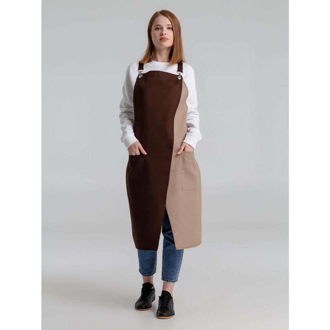 Фартук Picante (коричневый с бежевым)