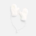 Подвеска на елку Вьюжка (варежки, белый)