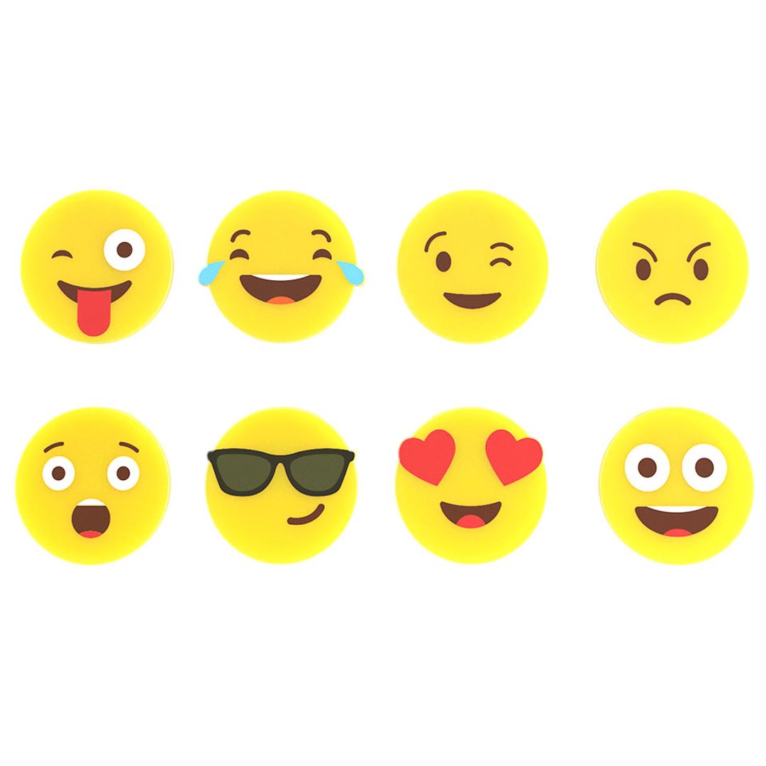 Маркеры для стаканов Emoji (8 шт.) Маркеры для стаканов Emoji (8 шт.)