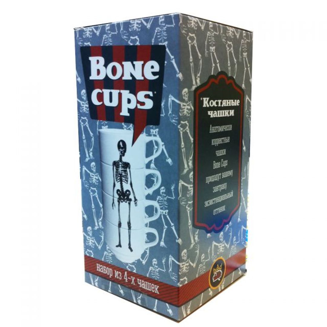 Чашки Скелет Bone Cups (4 шт.)
